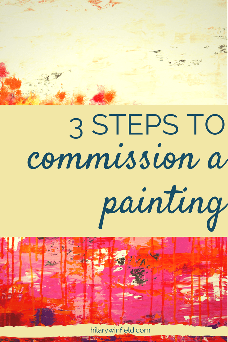 See a painting on my website that you like, but prefer different colors or a different size? I am happy to discuss a commissioned painting with you! I'm sharing the steps on my blog so you know what I need from you and what you can expect from me