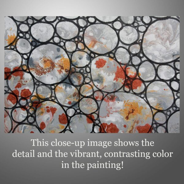 Dimension 34 - 15x30 Inch Original Painting - Close Up Image 1 4 9