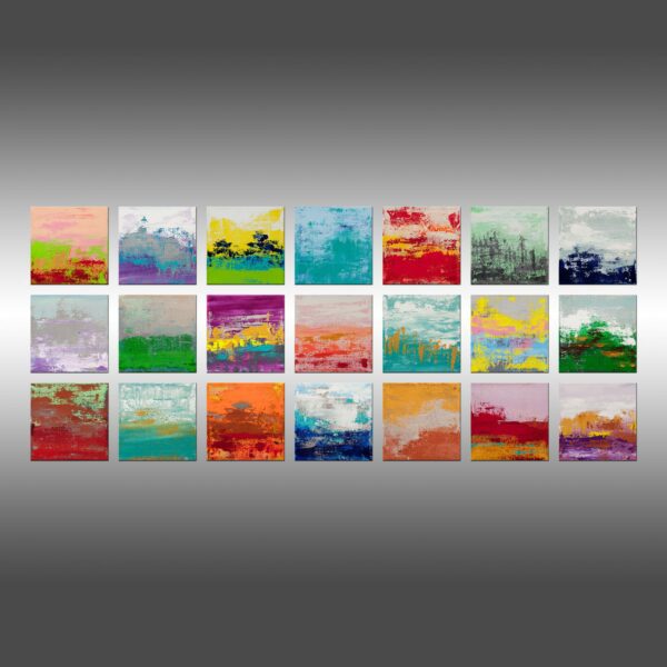 Views of Nature Series Collection 1 - 18x42 Inches - Gray Background low Res
