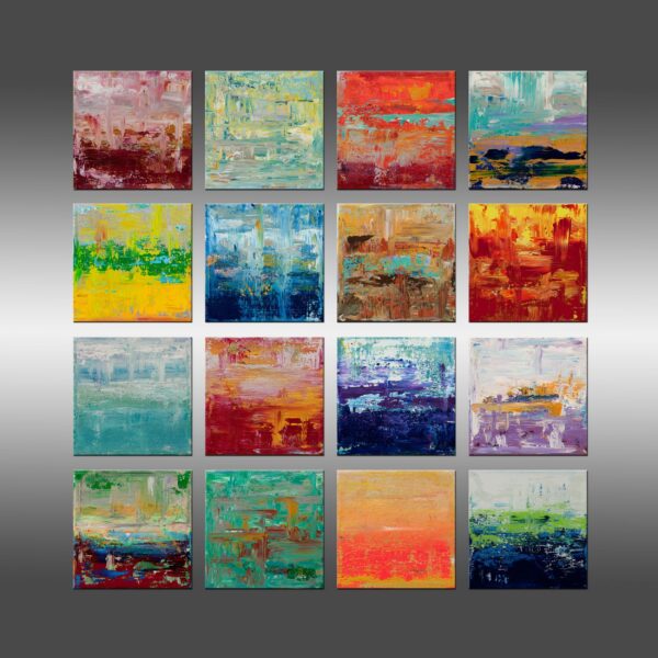 Lithosphere Series Collection 1 - 24x24 Inches - Sold! - Lithosphere Series Collection 1