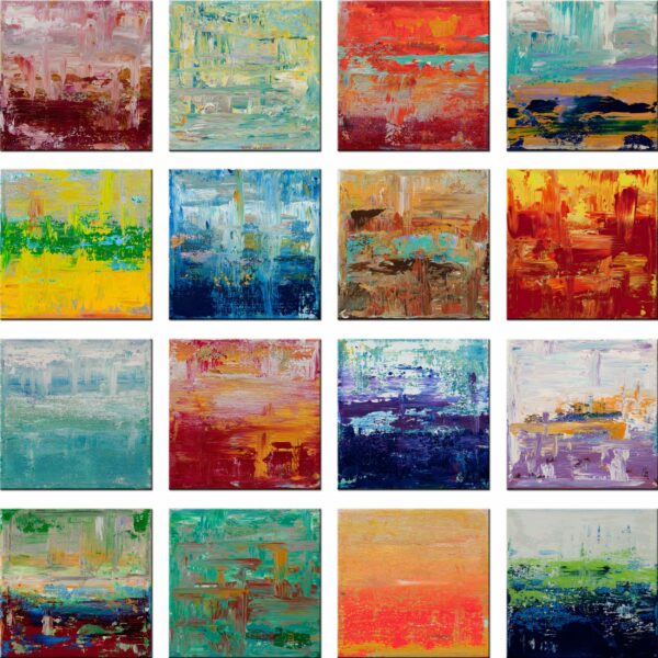 Lithosphere Series Collection 1 - 24x24 Inches - Sold! - Low Res No Frame 1 1