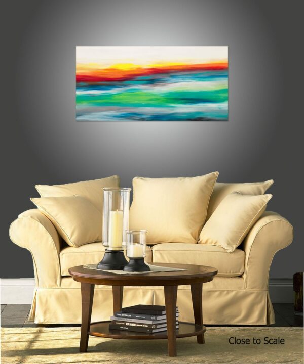 Sunrise 47 - 24x48 Inches - S47 View in a Room