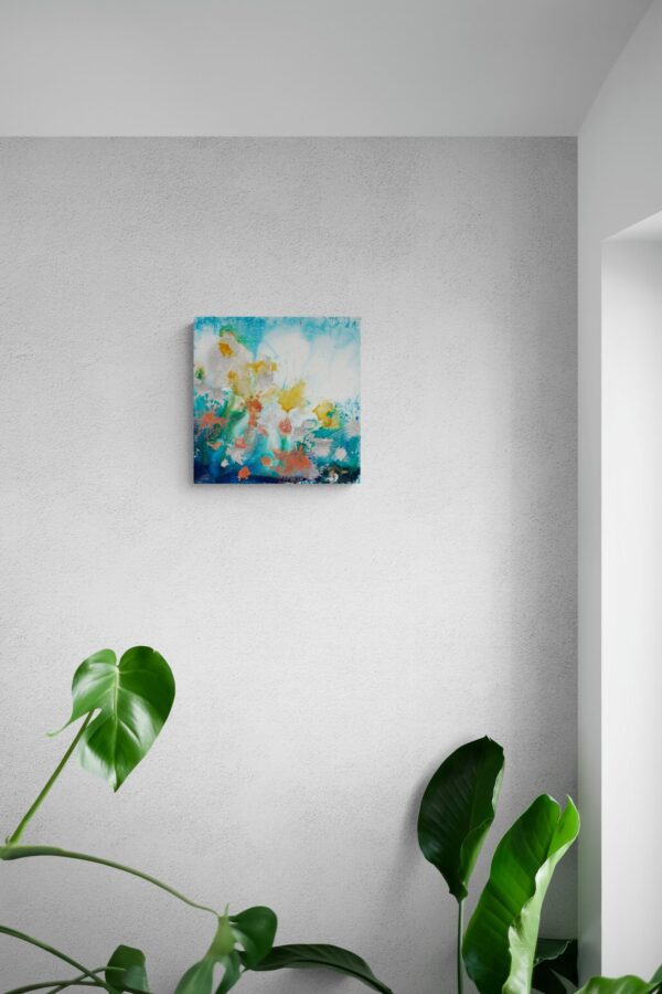 Bloom 2 - 8x8 Inches - Sunlit room with tropical plant scaled 1