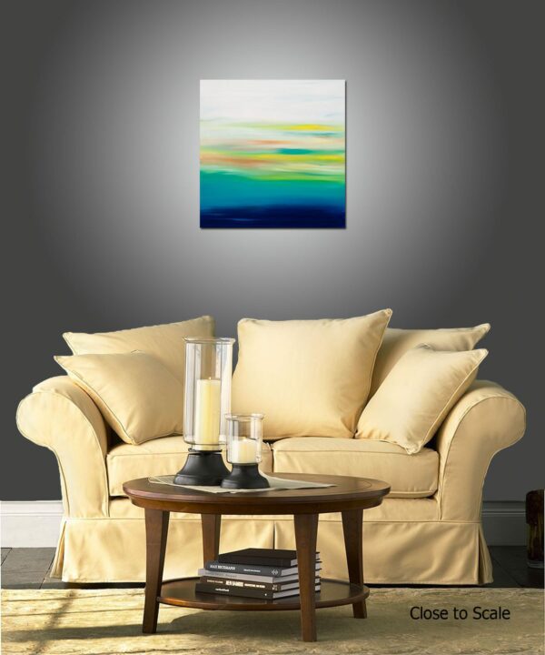 Sunrise 45 - 24x24 Inches - Sold! - View in a Room 10 1