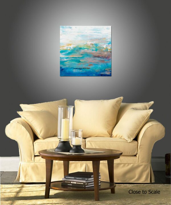 Saltwater 3 - 30x30 Inches - View in a Room 2 26