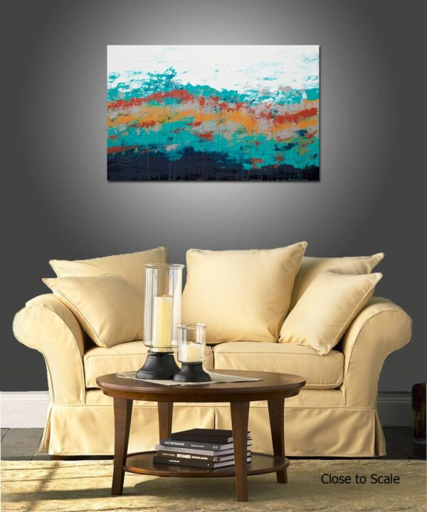 Lithosphere 132 - 30x48 Inches - View in a Room 29