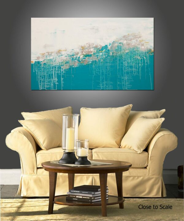 Lithosphere 156 - 36x60 Inches - Sold! - View in a Room 3
