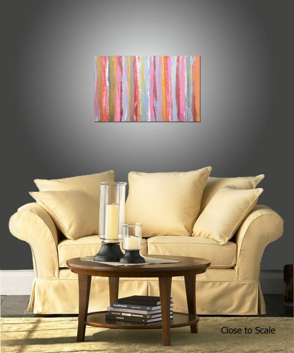 Pink & Metal 2 - 20x30 Inches - View in a Room 37