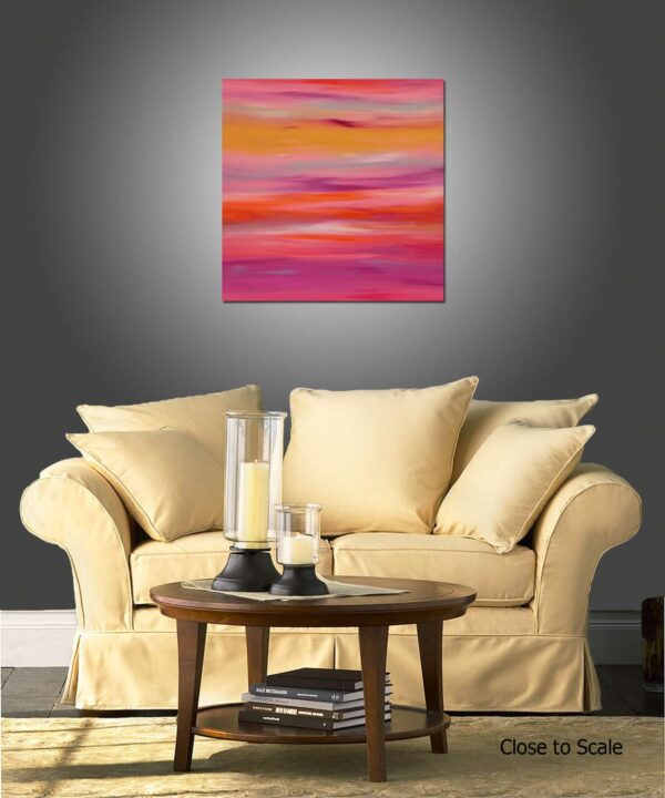 Sunrise 48 - 30x30 Inches - View in a Room 5 5