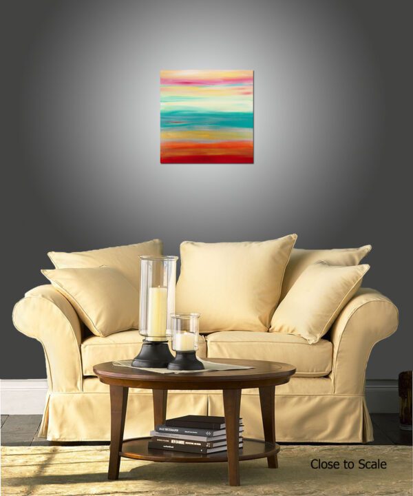Sunset 59 - 20x20 Inches - View in a Room 5 9