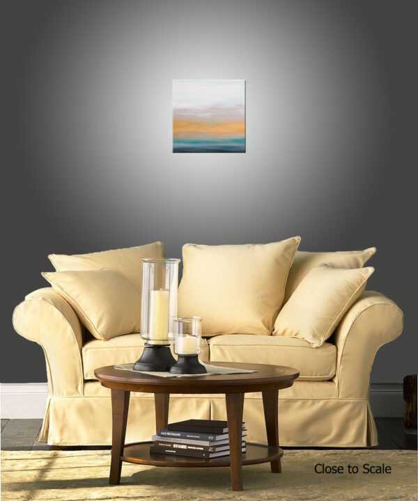 Sunset 62 - 20x20 Inches - View in a Room 6 9