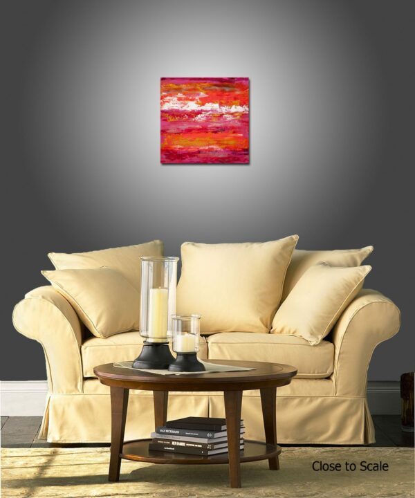 Modern Industrial 15 - 20x20 Inches - View in a Room Sunset Series 5