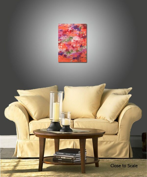 Flower Garden - 18x24 Inches - View in a Room Sunset Series