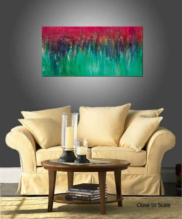 Cascading - 24x48 Inches - View in a Room3 1