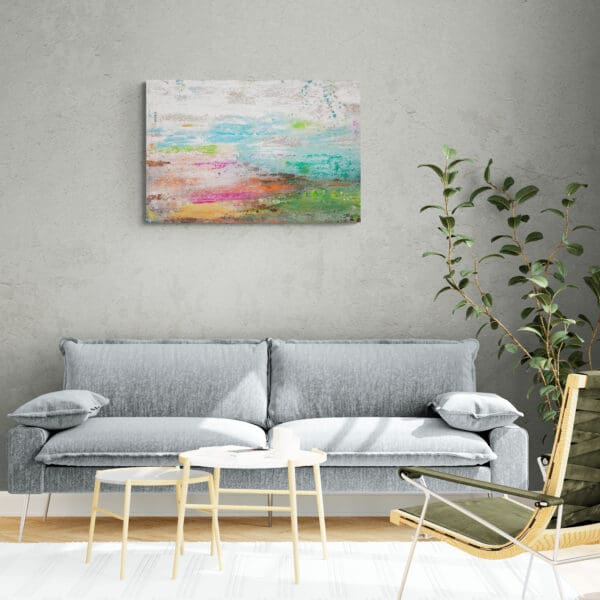Saltwater 8 - 24x36 Inches - Sunlit living room with large plant 1 copy scaled